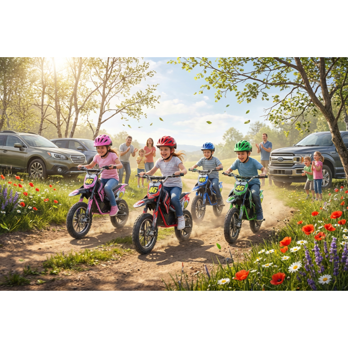 Mini Cross Bike JUMPER PRO Rood 500W 36 Volt Li-ion