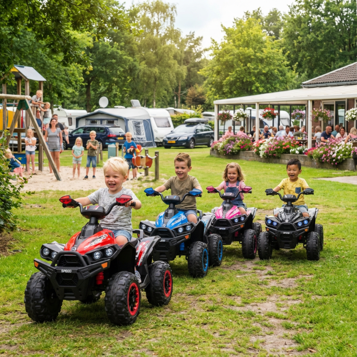 Elektrische kinderquad Python Zwart 12V