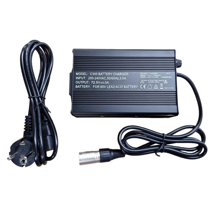 Z Oplader 60 Volt Speciale 3-pin-aansluiting