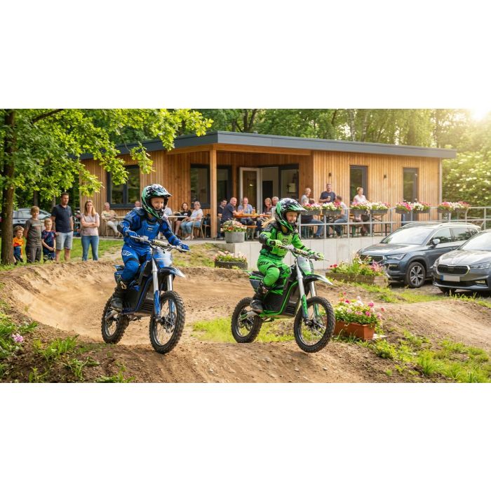 Maxi Cross Bike JUMPER PRO SuperSport Groen 5000W Brushless 72Volt Li-Ion 