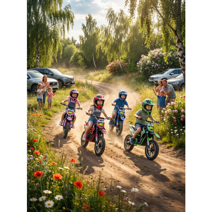 Mini Cross Bike JUMPER Rood 500W 36Volt
