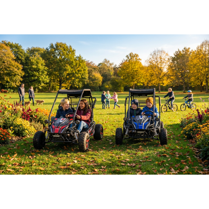 Elektrische Buggy Gobi Rood 2 persoons 60V 2000W
