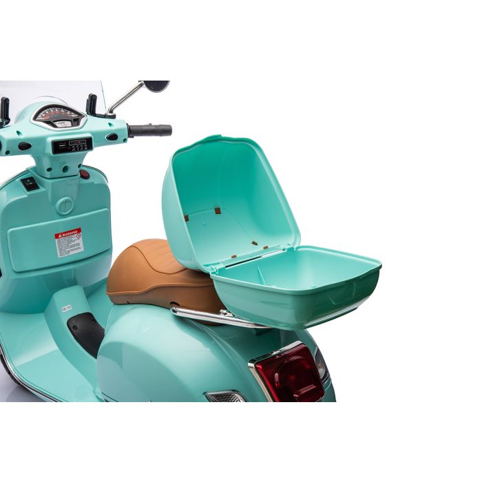 Accu Vespa Scooter GTS DELUX 12Volt Groen met koffer