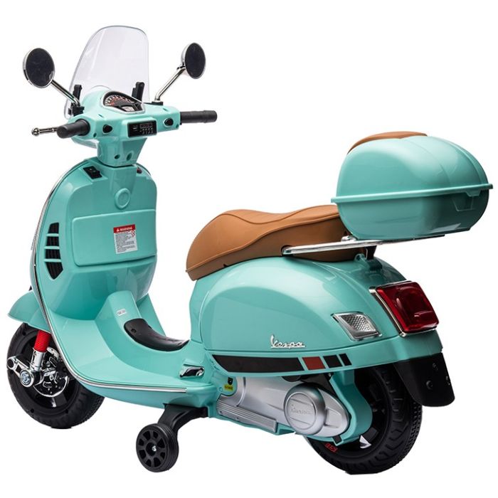 Accu Vespa Scooter GTS DELUX 12Volt Groen met koffer