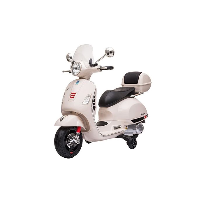 Accu Vespa Scooter GTS DELUX 12Volt Wit met koffer