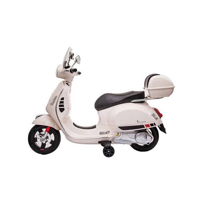 Accu Vespa Scooter GTS DELUX 12Volt Wit met koffer