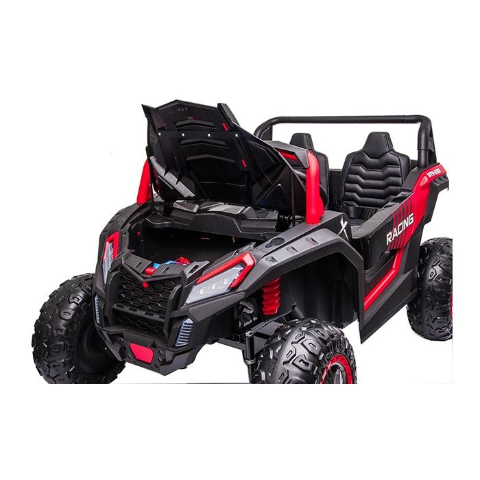 Elektrische Kinderbuggy PhantomXL 24V 4X4 Roze 2 Persoons