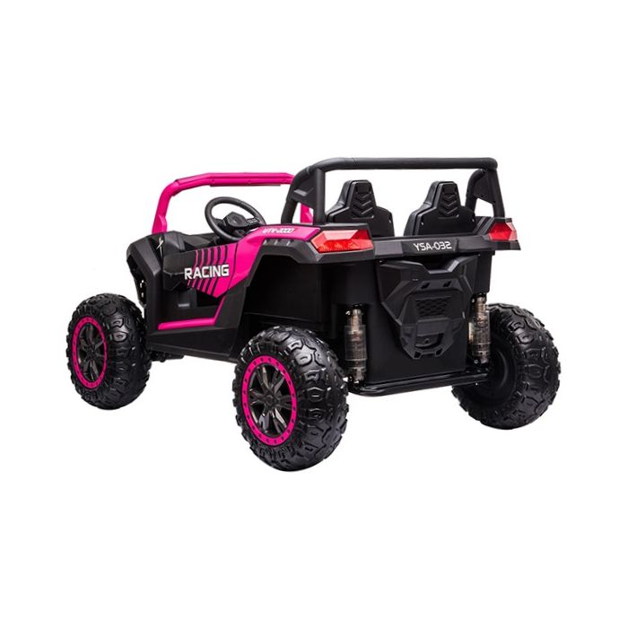 Elektrische Kinderbuggy PhantomXL 24V 4X4 Roze 2 Persoons