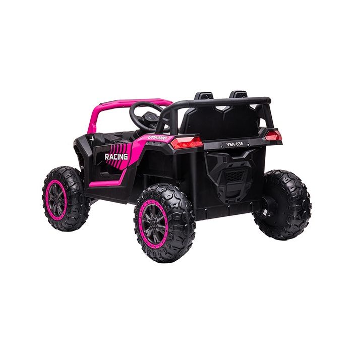 Elektrische Kinderbuggy Phantom 4X4 Roze 2 Persoons