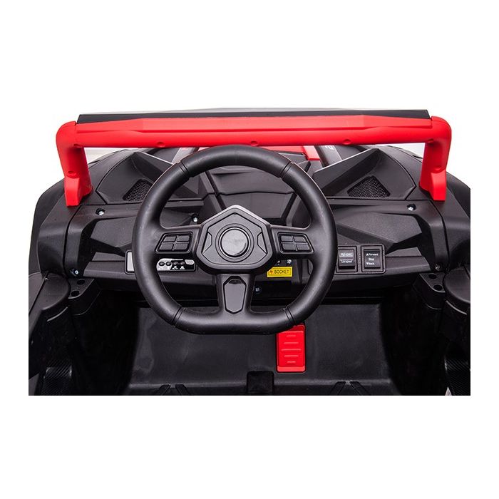 Elektrische Kinderbuggy Phantom 4X4 Rood 2 Persoons