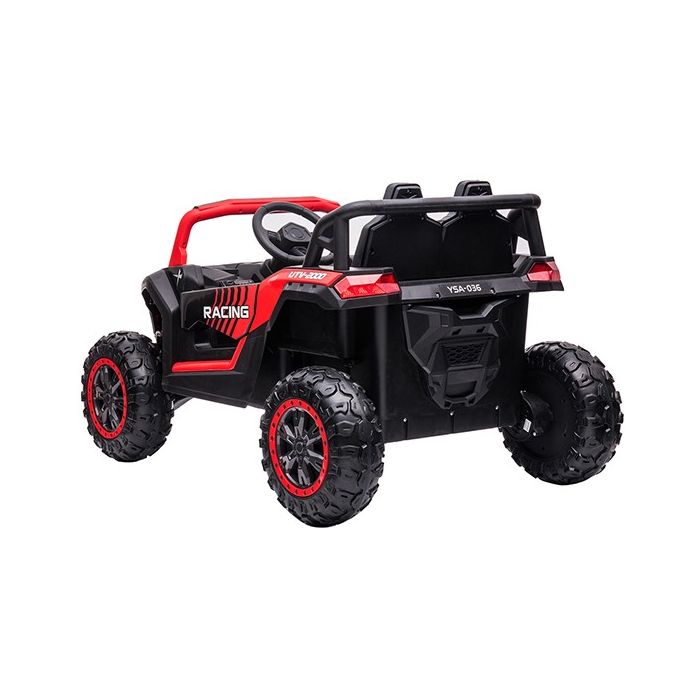 Elektrische Kinderbuggy Phantom 4X4 Rood 2 Persoons