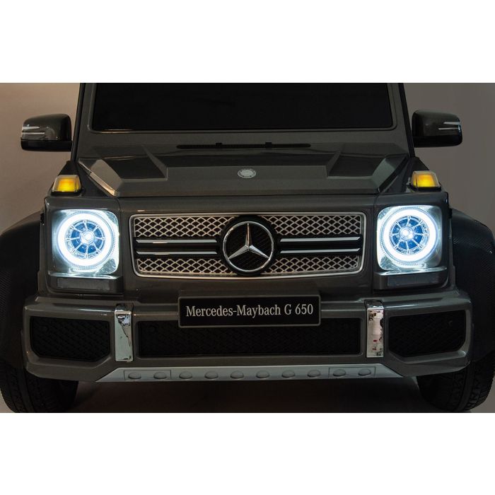 Elektrische kinderauto Mercedes Maybach G650 XXL 2 pers. 24V brushless  MP4