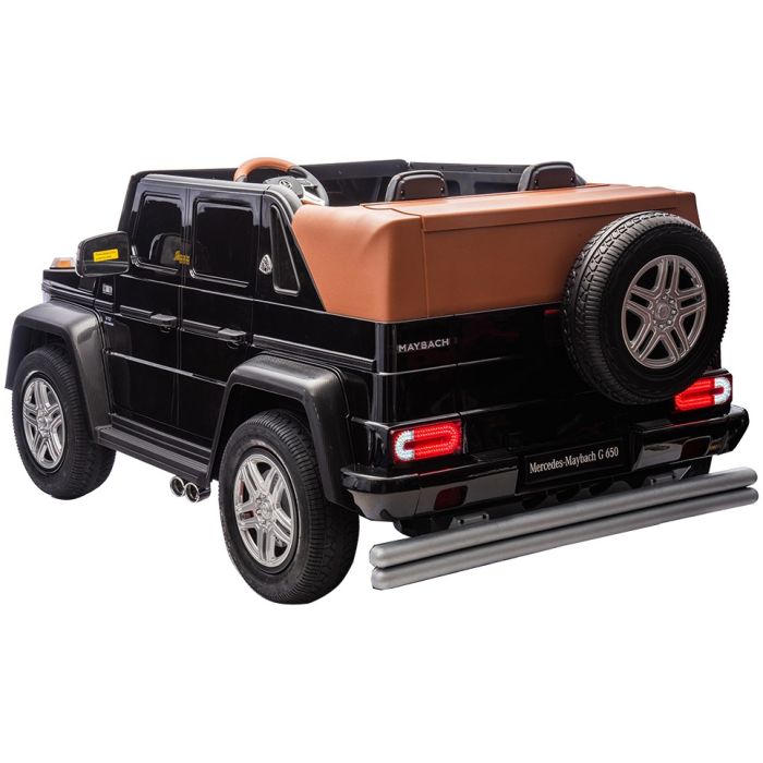 Elektrische kinderauto Mercedes Maybach G650 XXL 2 pers. 24V brushless  MP4