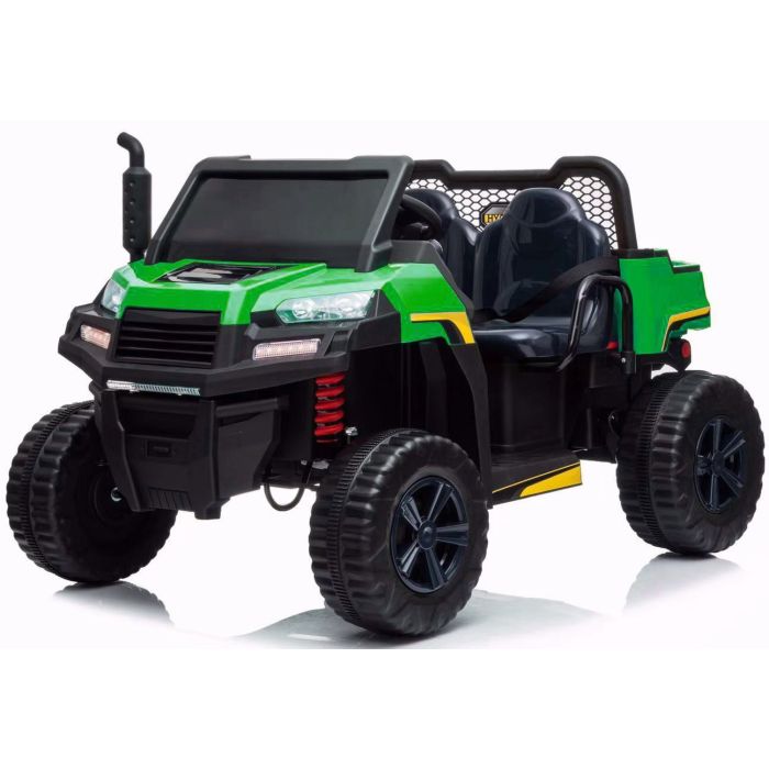 Elektrische Kinderbuggy Truggy 4X4 Groen/Zwart 2-persoons 12V