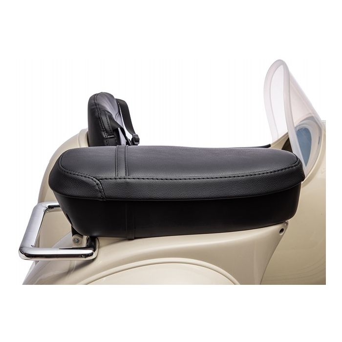 Elektrische Vespa Kind met Zijspan beige 12 Volt
