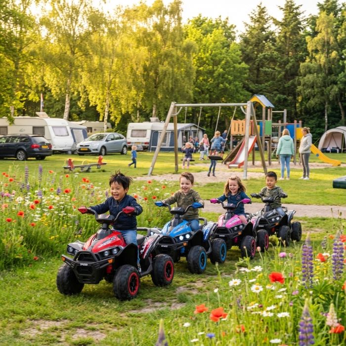 Elektrische kinderquad Python Blauw 12V