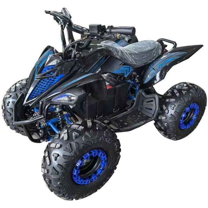 Elektrische kinderquad Midi Draconis Blauw 1200W 48V Brushless LCD-Scherm