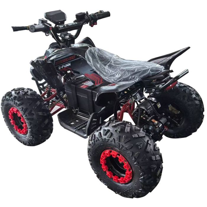 Elektrische kinderquad Midi Draconis Rood 1200W 48V Brushless LCD-Scherm
