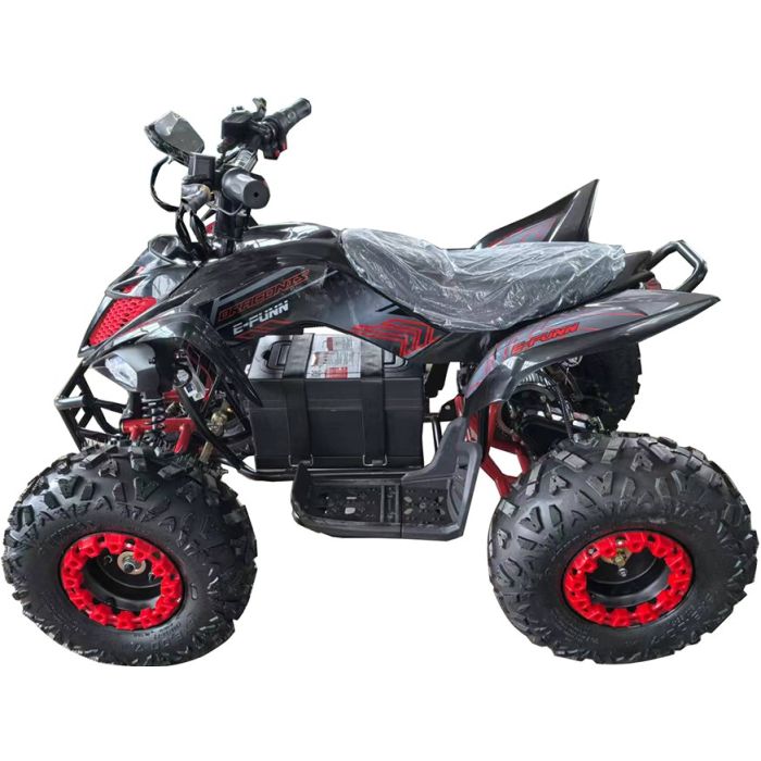 Elektrische kinderquad Midi Draconis Rood 1200W 48V Brushless LCD-Scherm