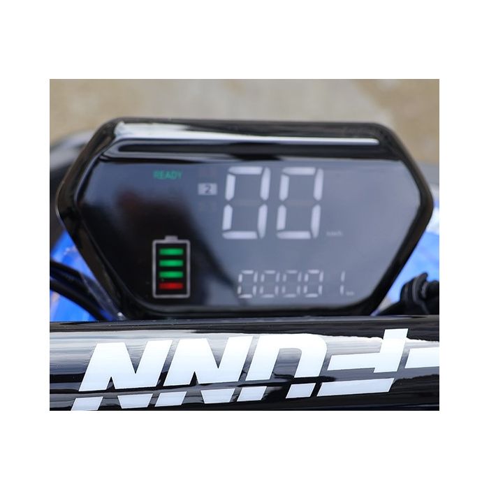 Elektrische kinderquad Maxi Tornado 1200W 60V Brushless LCD Scherm Rood