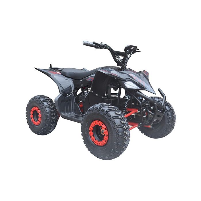 Elektrische kinderquad Maxi Tornado 1200W 60V Brushless LCD Scherm Rood