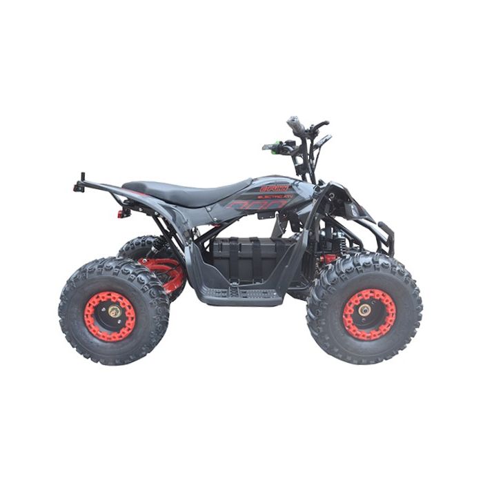Elektrische kinderquad Maxi Tornado 1200W 60V Brushless LCD Scherm Rood