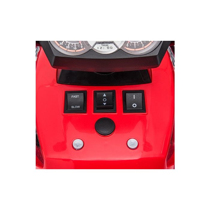 Elektrische kinderquad Python Rood 12V