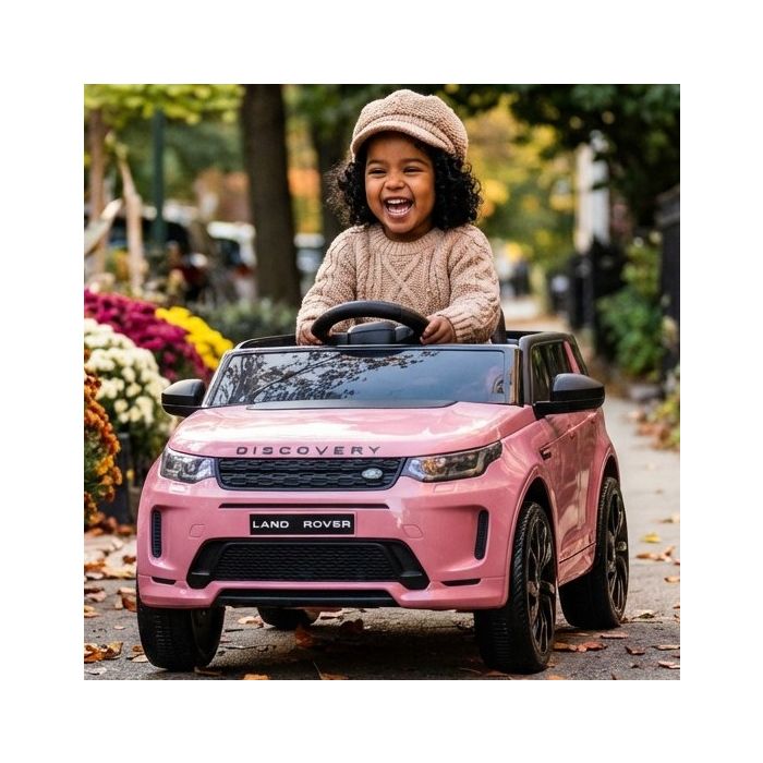 Accu Kinderauto SUV Land Rover Discovery  Pink 12V