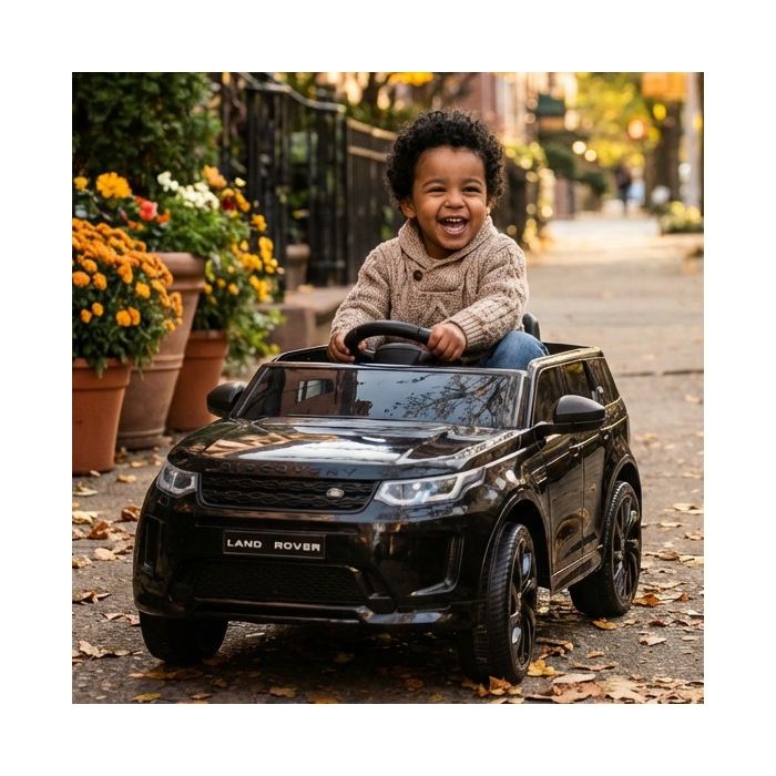 Accu Kinderauto SUV Land Rover Discovery  Zwart 12V