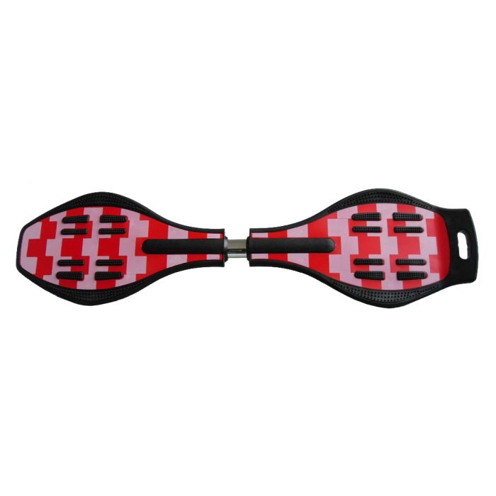 Waveboard Checker Rood/Wit
