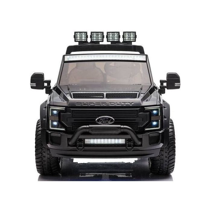 Elektrische Ford F450 Super Duty Dually 4X4 24V 2 persoons zwart metallic