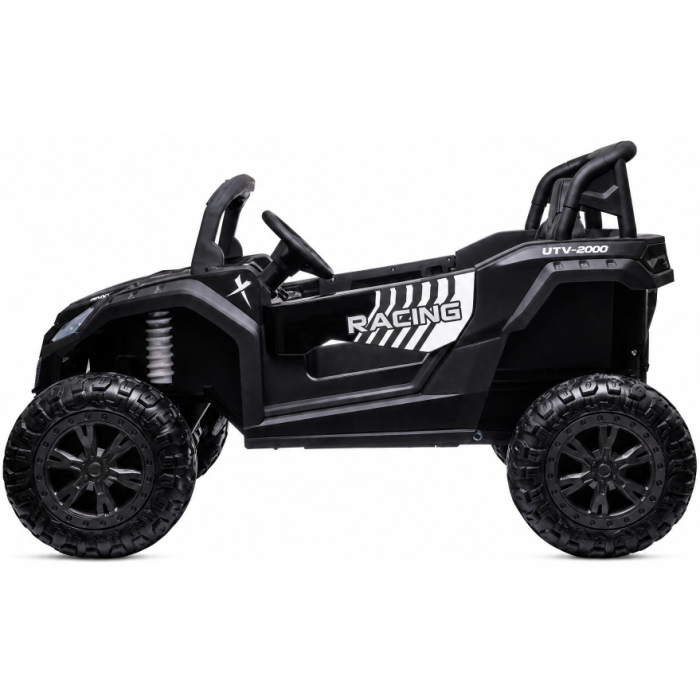 Elektrische Kinderbuggy PhantomXL 24V 4X4 Zwart 2 Persoons