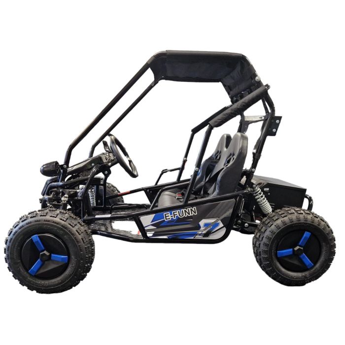Elektrische Buggy Gobi Blauw 2 persoons 60V 2000W