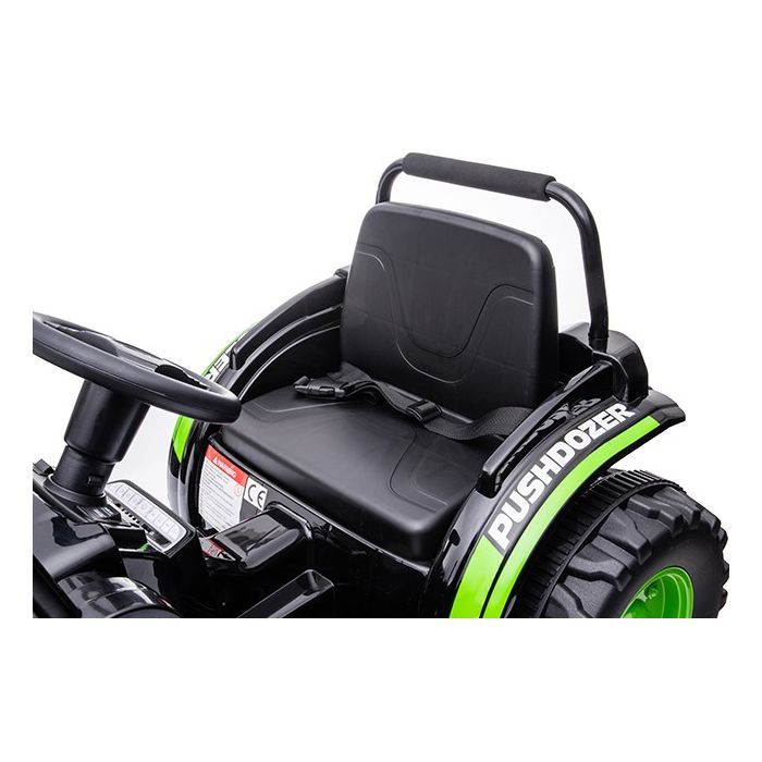 Kinder Accu Tractor met Schep Roze
