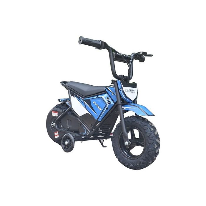 Elektrische Kinder crossbike Monkey Blauw 250W 24 Volt