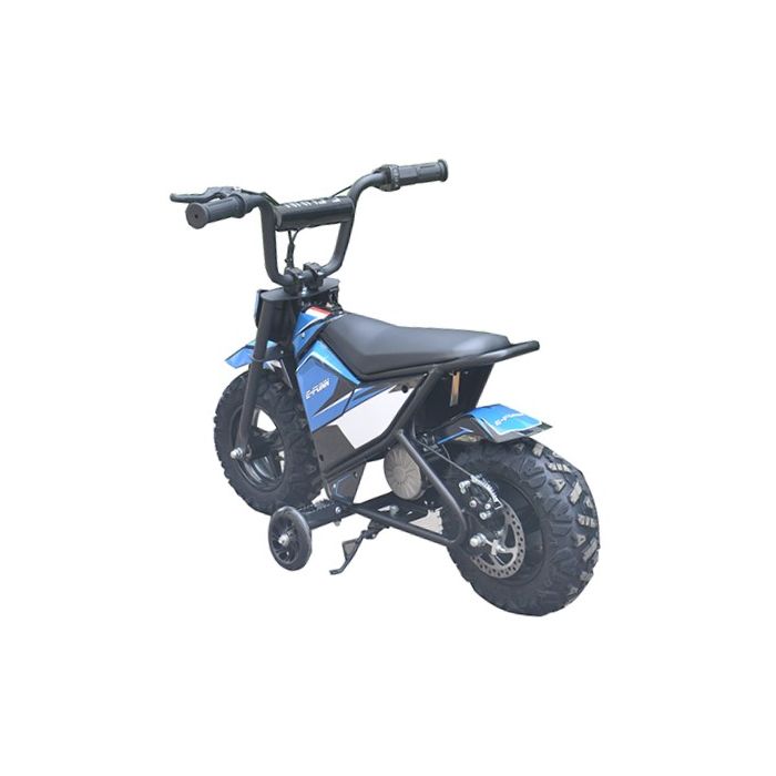Elektrische Kinder crossbike Monkey Blauw 250W 24 Volt