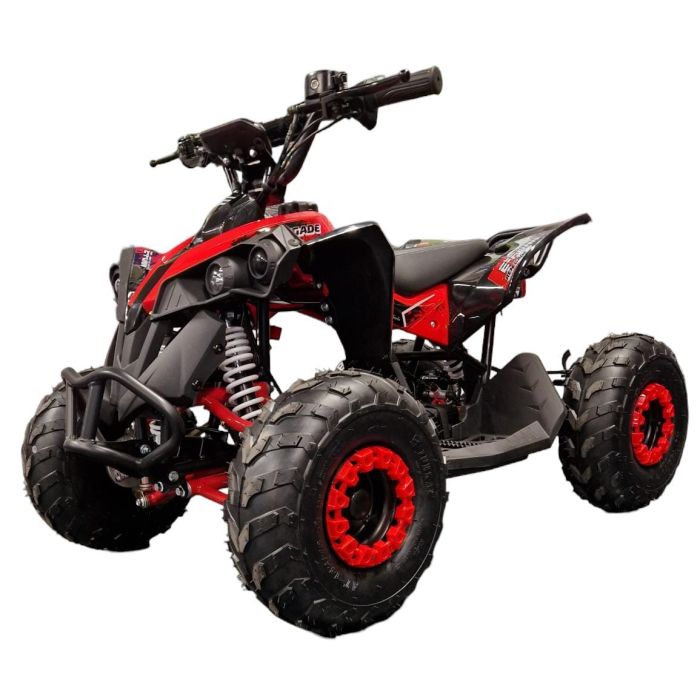Elektrische Midi Quad CYCLONE Rood 1200W BRUSHLESS 48Volt LCD-Scherm