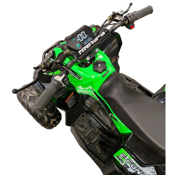 Elektrische kinderquad Midi Cyclone Groen 1200W 48Volt BRUSHLESS LCD-Scherm