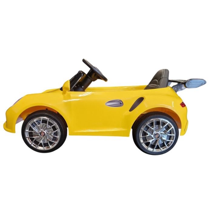 Accu Auto Porsche RUF Speed Geel 12 Volt 