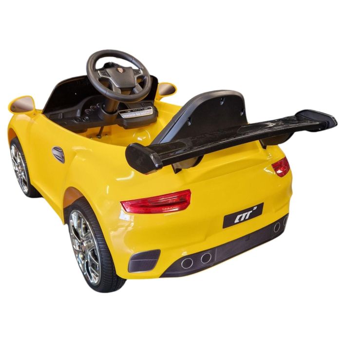 Accu Auto Porsche RUF Speed Geel 12 Volt 