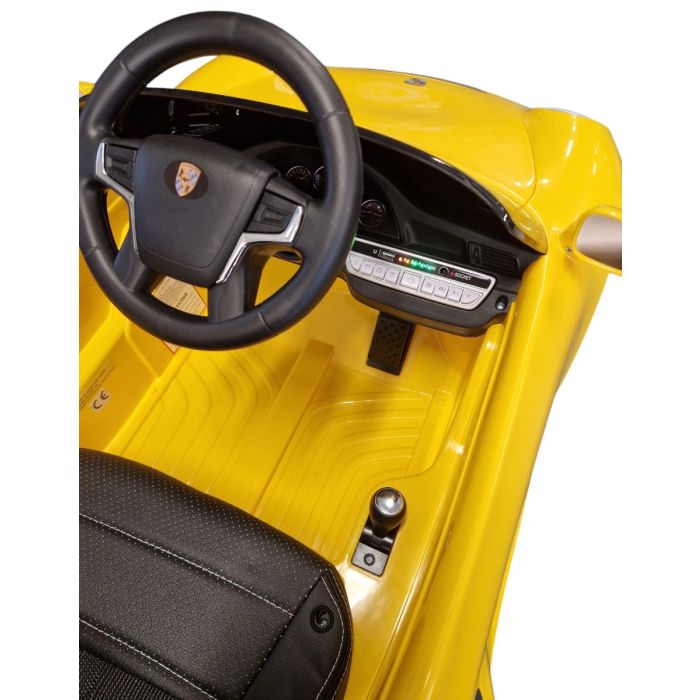 Accu Auto Porsche RUF Speed Geel 12 Volt 