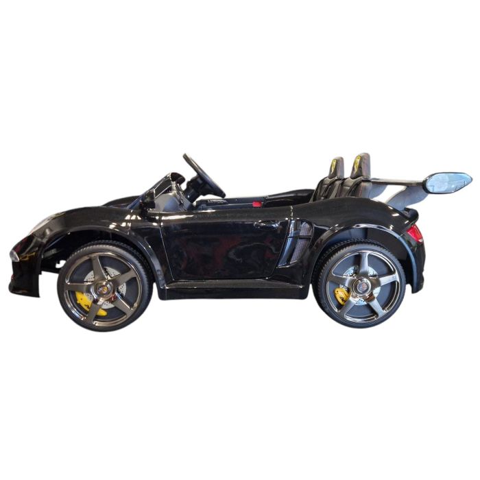 Accu Auto Porsche RUF Zwart Metallic 4X4 24 Volt 2 persoons