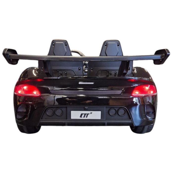 Accu Auto Porsche RUF Zwart Metallic 4X4 24 Volt 2 persoons