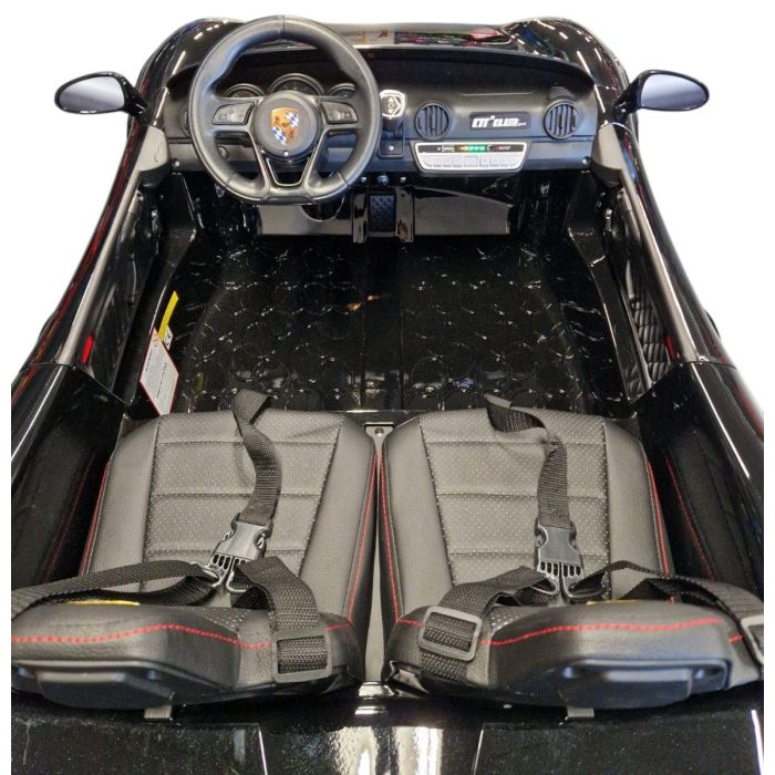 Accu Auto Porsche RUF Zwart Metallic 4X4 24 Volt 2 persoons