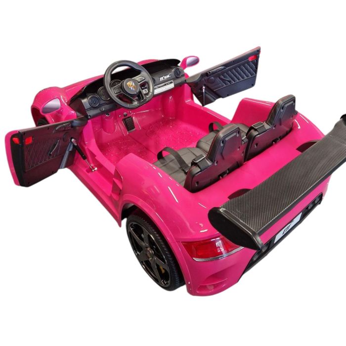 Accu Auto Porsche RUF Roze Metallic 4X4 24 Volt 2 persoons