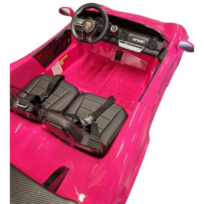 Accu Auto Porsche RUF Roze Metallic 4X4 24 Volt 2 persoons