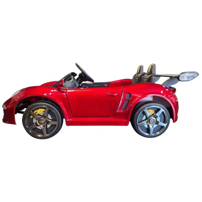 Accu Auto Porsche RUF Rood Metallic 4X4 24 Volt 2 persoons