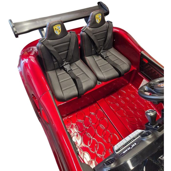 Accu Auto Porsche RUF Rood Metallic 4X4 24 Volt 2 persoons