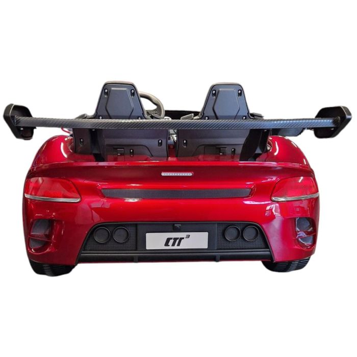 Accu Auto Porsche RUF Rood Metallic 4X4 24 Volt 2 persoons