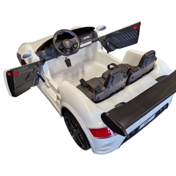 Accu Auto Porsche RUF Wit 4X4 24 Volt 2 persoons